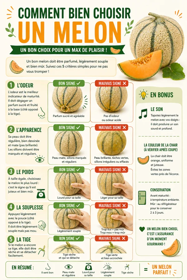 Bien choisir son melon